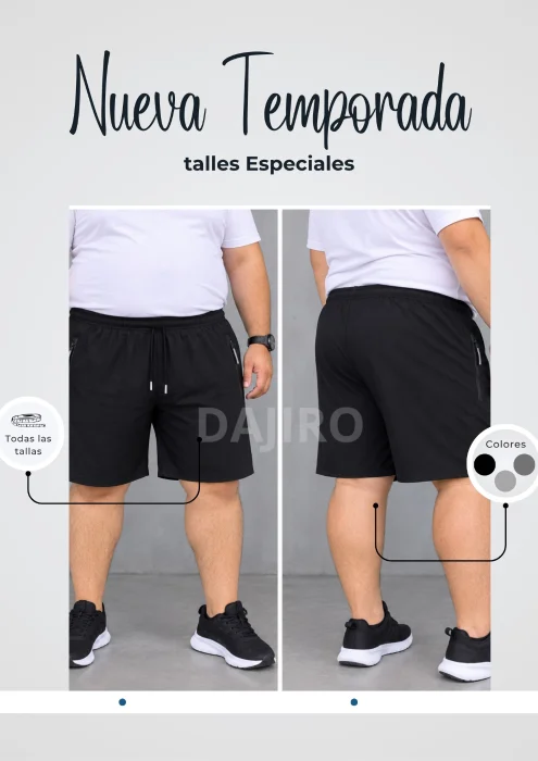 Short  Talle  Especial Laycra 40 Importado