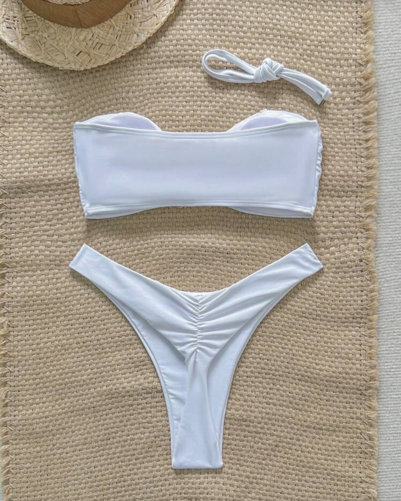 Bikini Malla Strapless Importada Aplique Mujer - IMG_0028.jpeg