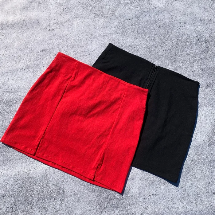 Pollera Bengalina con Dos Tajos