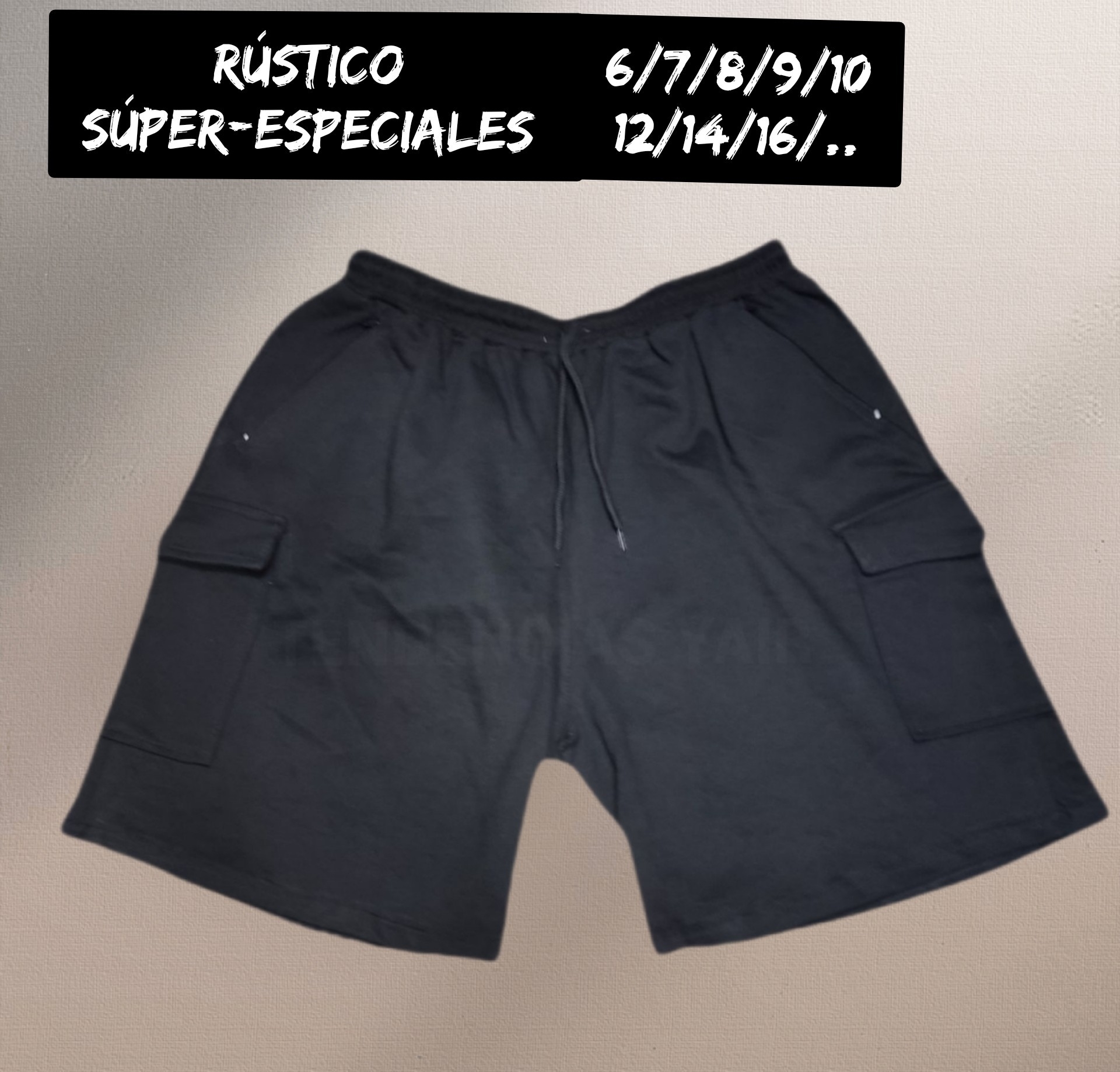 Rústico Shorts Cargo Súper -especiales..bolsillos con Cierre - Imagen 3