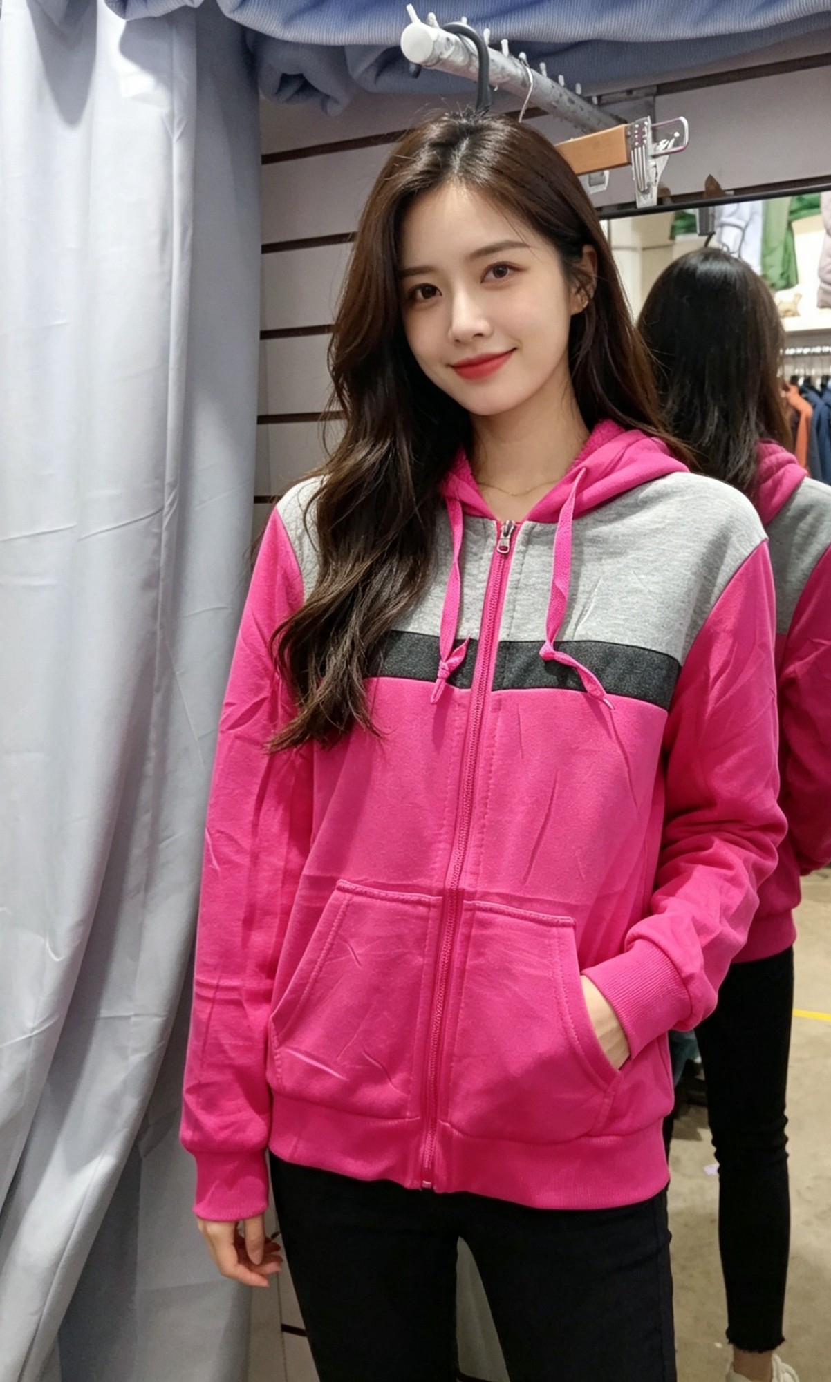 Campera con Piel - Imagen 2