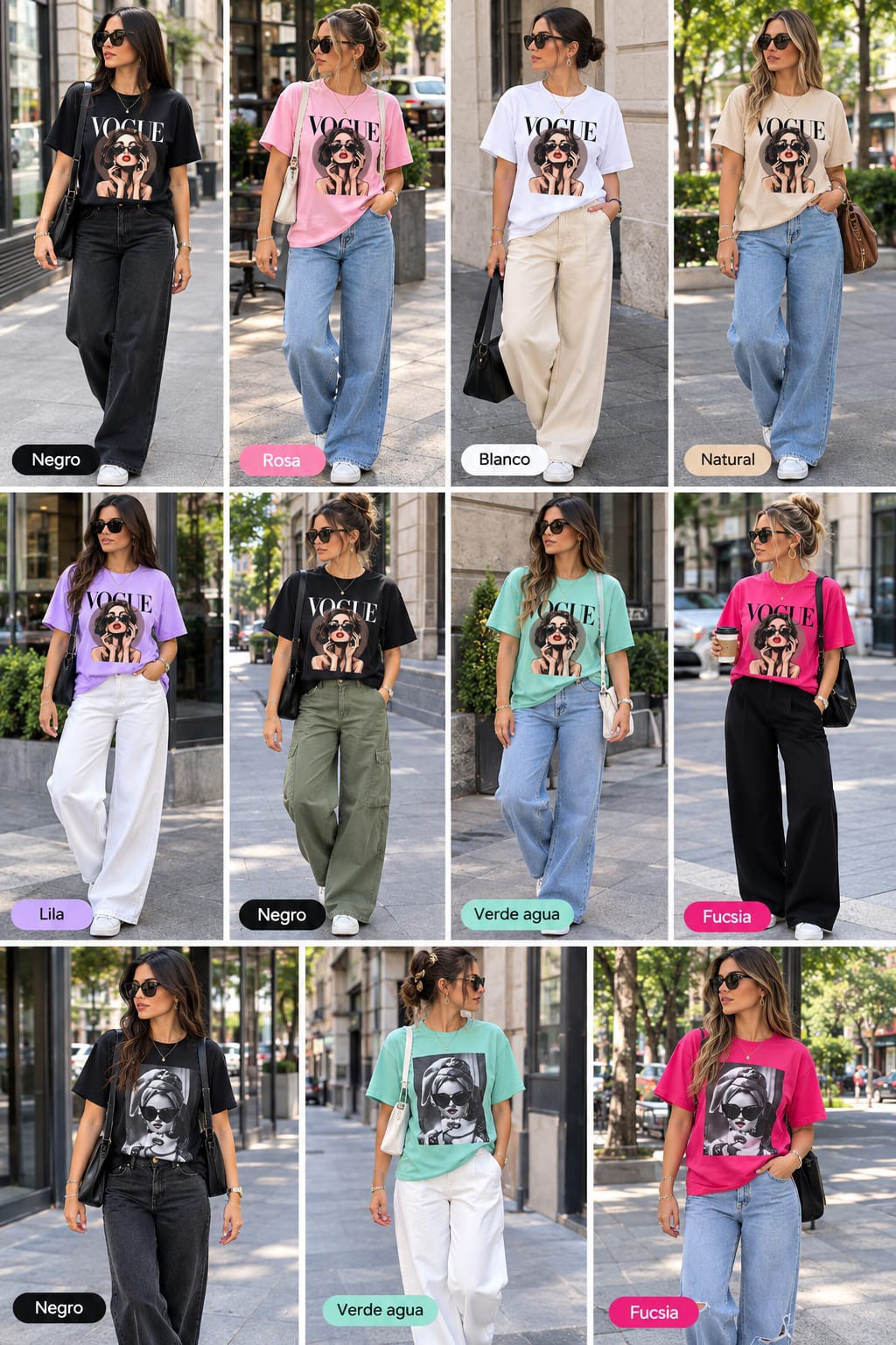 Remeras Estampadas Tela Algodón Peinado - Imagen 3