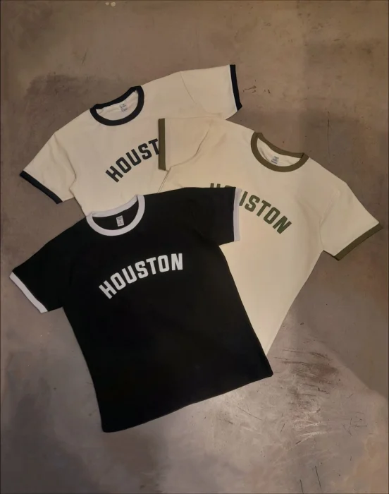 Remera Retro Ringer Houston