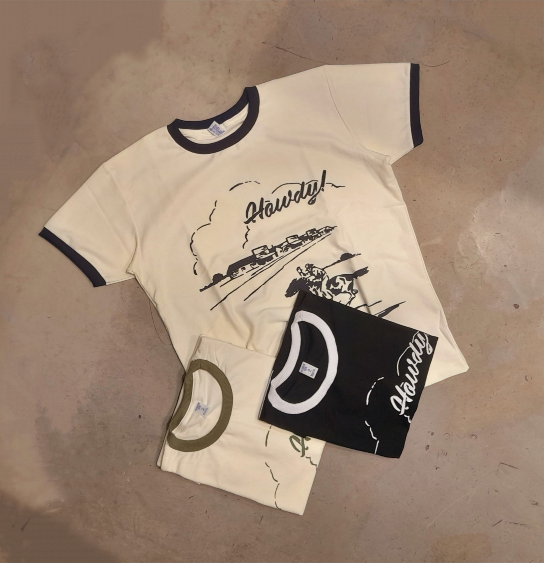 Remera Retro Ringer Howdy - Imagen 2