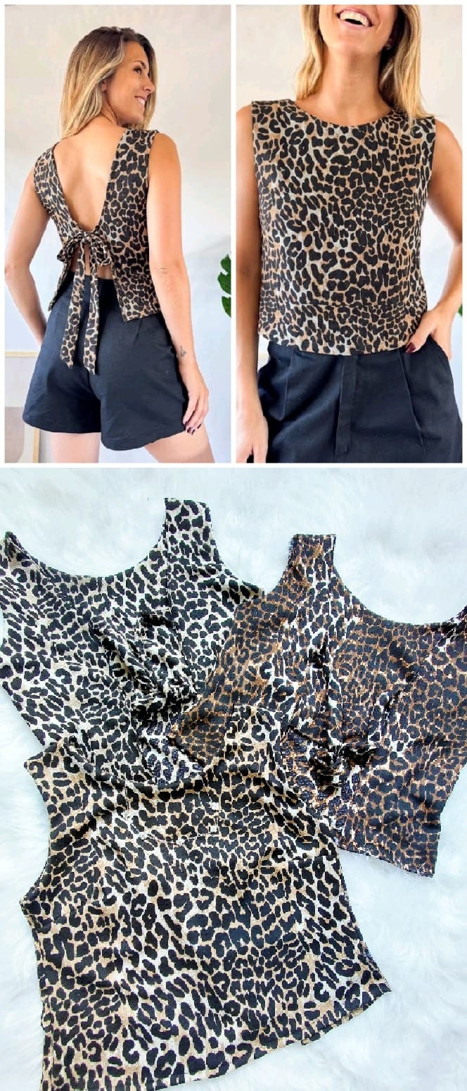 Musculosa Tira Atras Print - Imagen 3