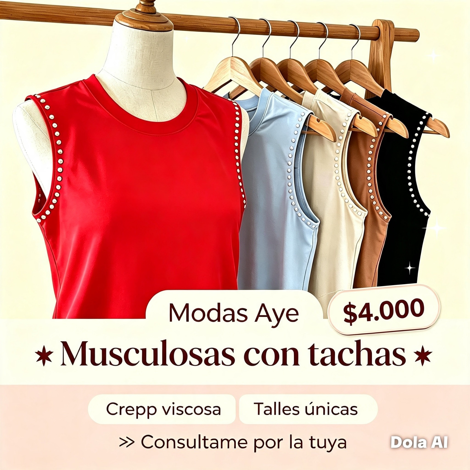 Musculosas con Tachas - Imagen 3