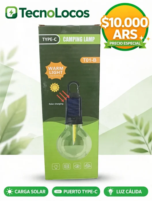 Lámpara Portátil Carga Usb