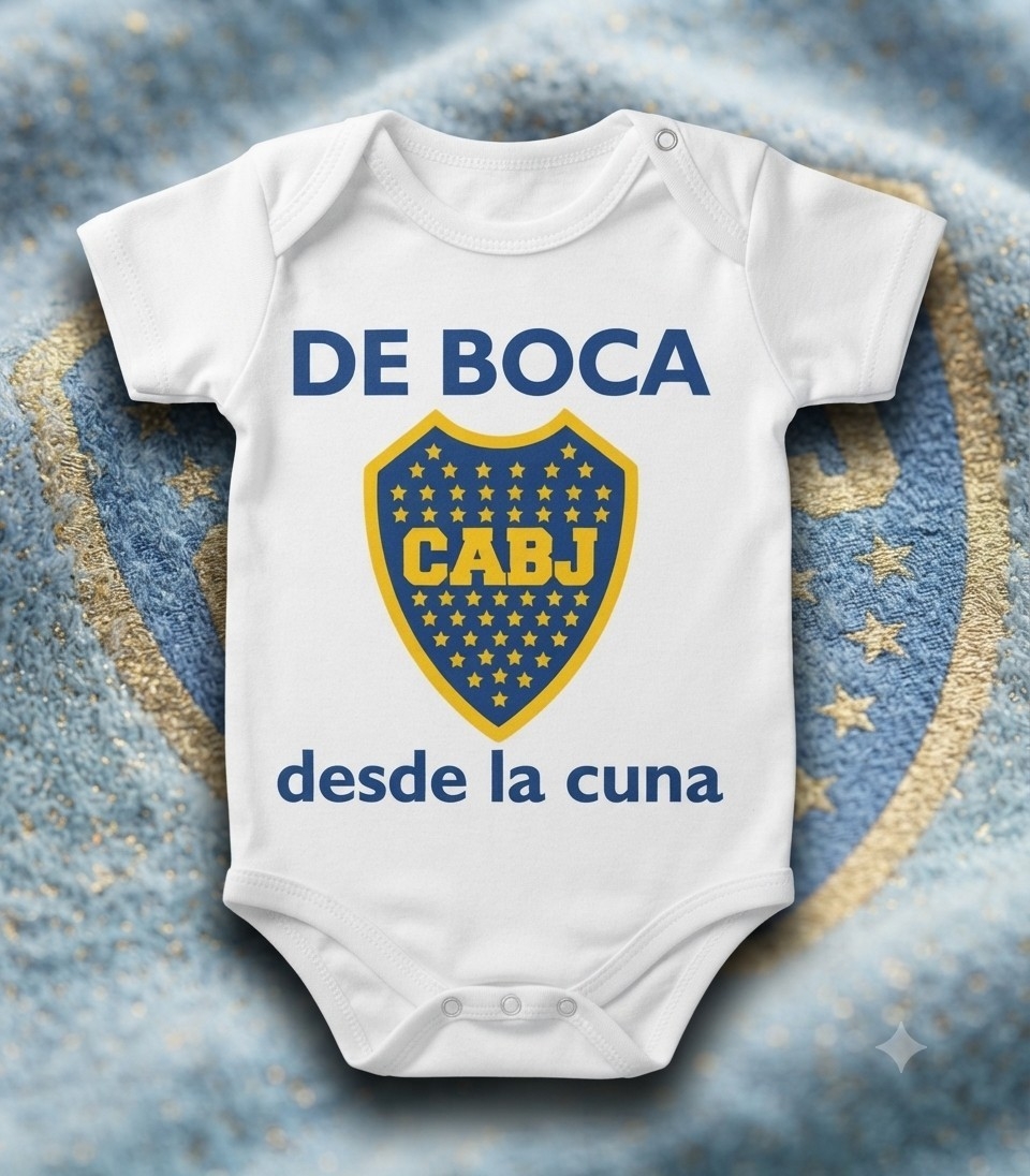 Body Manga Corta Boca Jr - Imagen 3