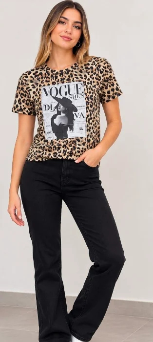 Remeras Animal Prints de Modal Vogue Variedad de Diseños