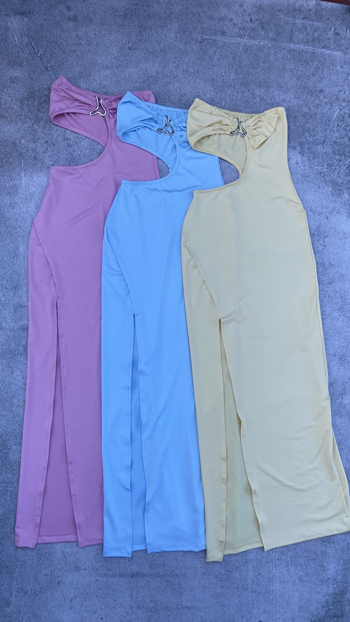 Vestido Largo Strapless con Aplique - Imagen 2