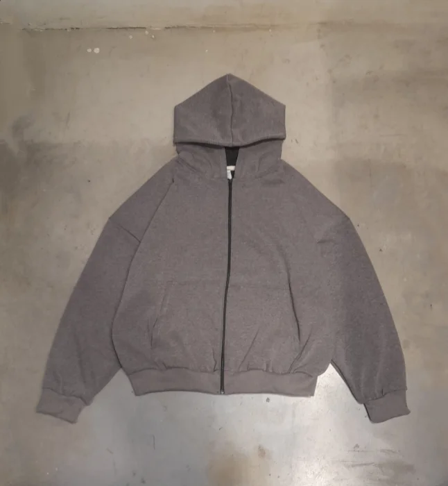 Campera Boxy Gris