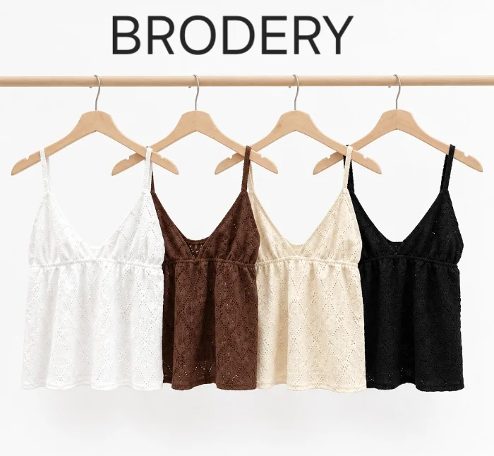 Brodery "top Sara"