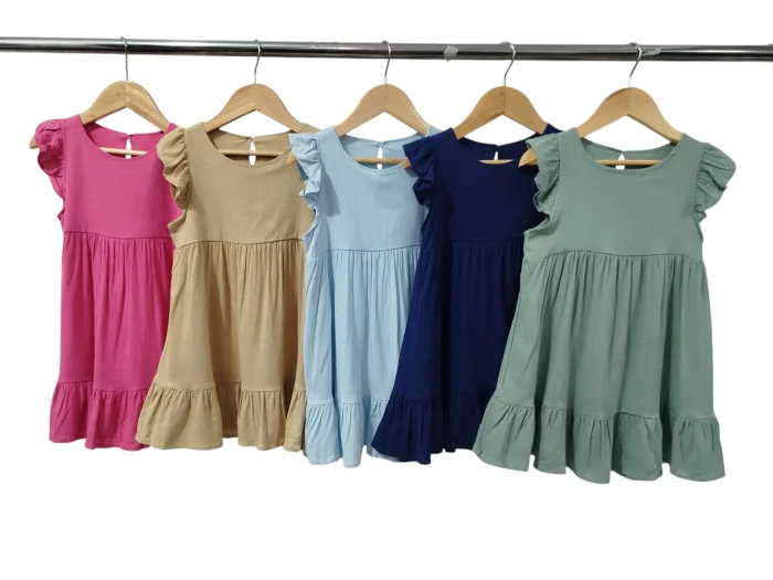 Vestido de Nena Lino con Spandex