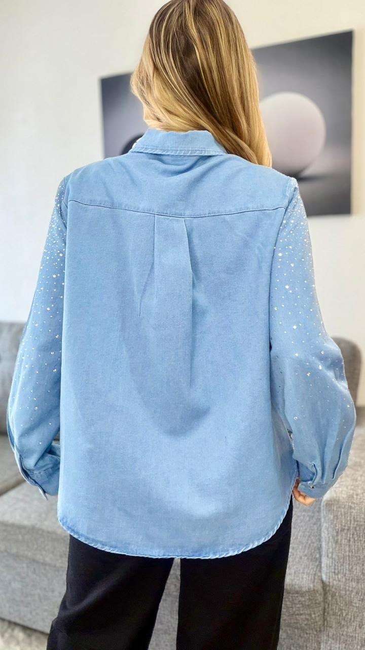 Camisa Jeans Importado - Imagen 3