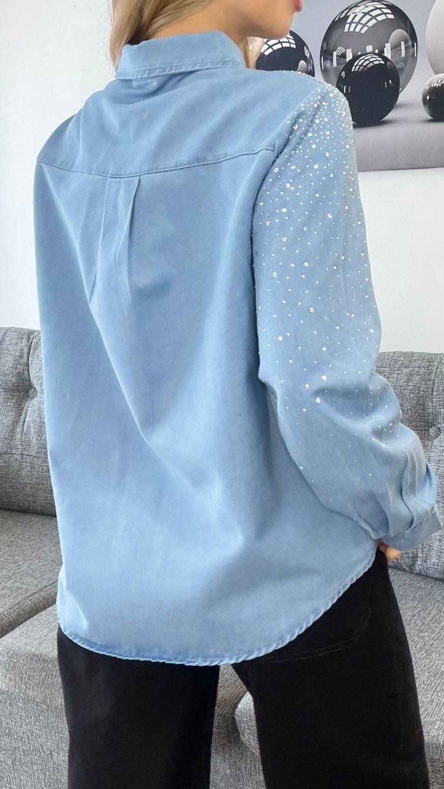 Camisa Jeans Importado - Imagen 6