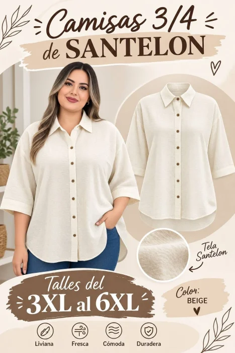 Camisas de Santelon