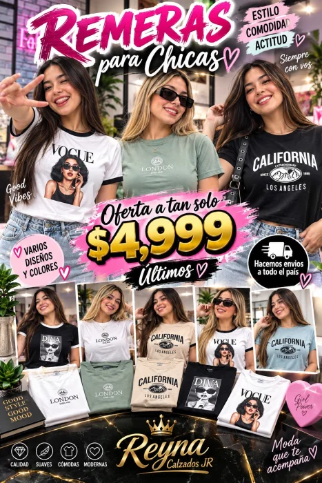Remeras Juveniles Ofertas