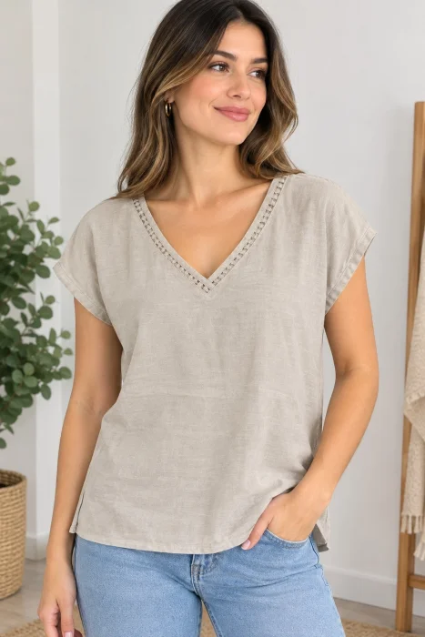 Blusas de Lino