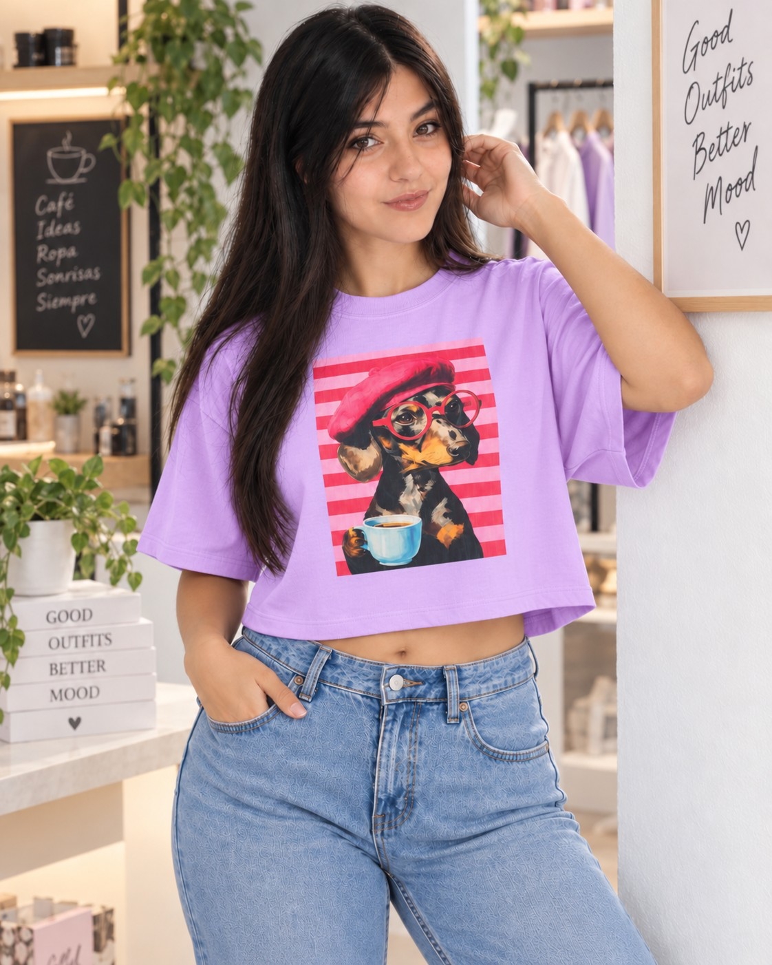 Crop Top Pupera Estampado - Imagen 7