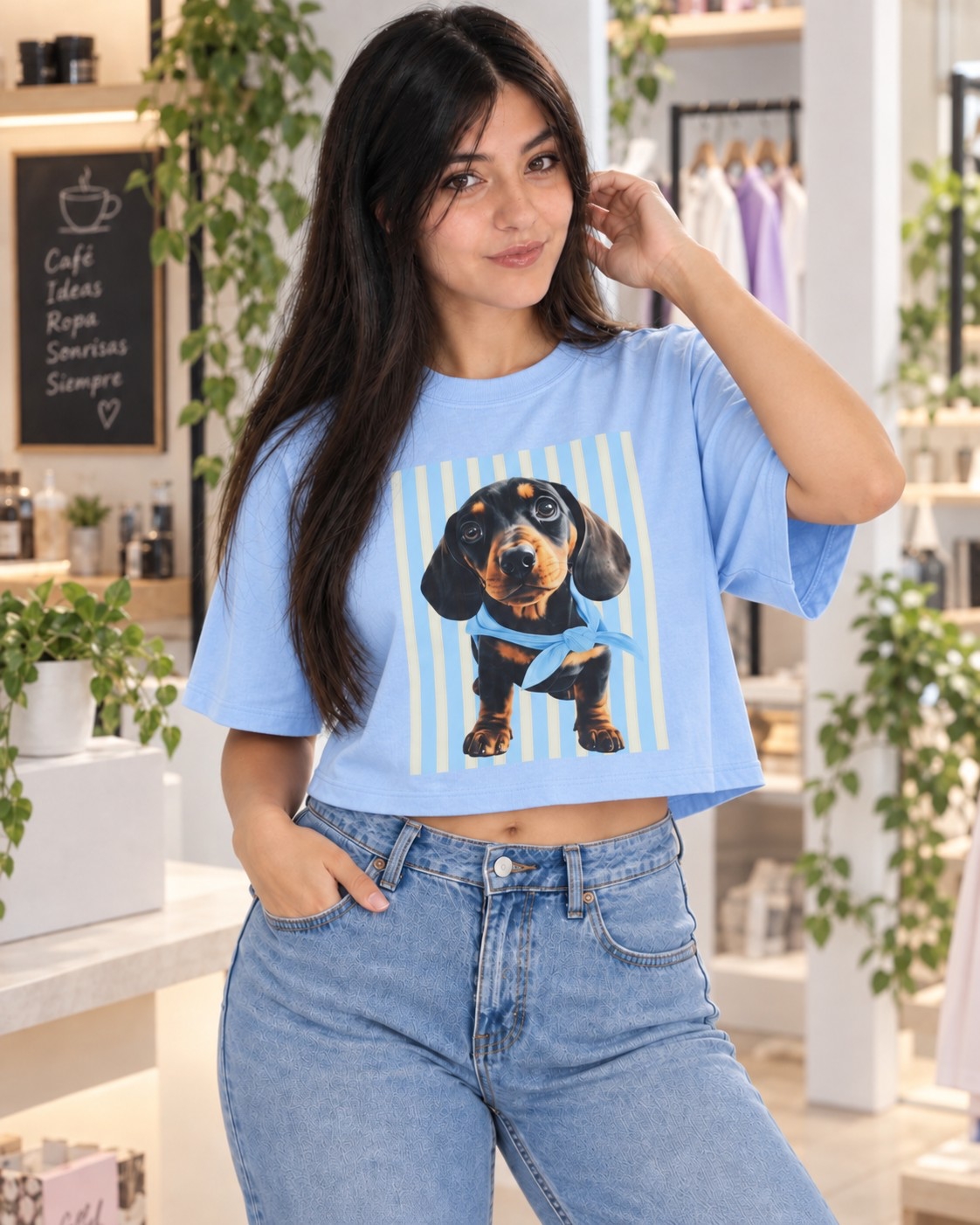 Crop Top Pupera Estampado - Imagen 9