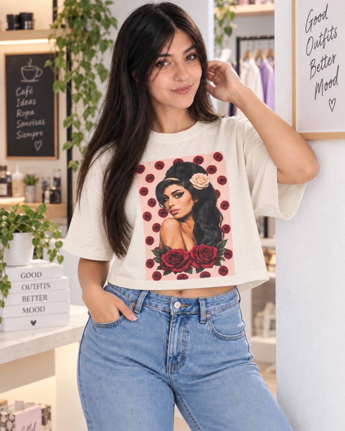 Crop Top Pupera Estampado - Imagen 3