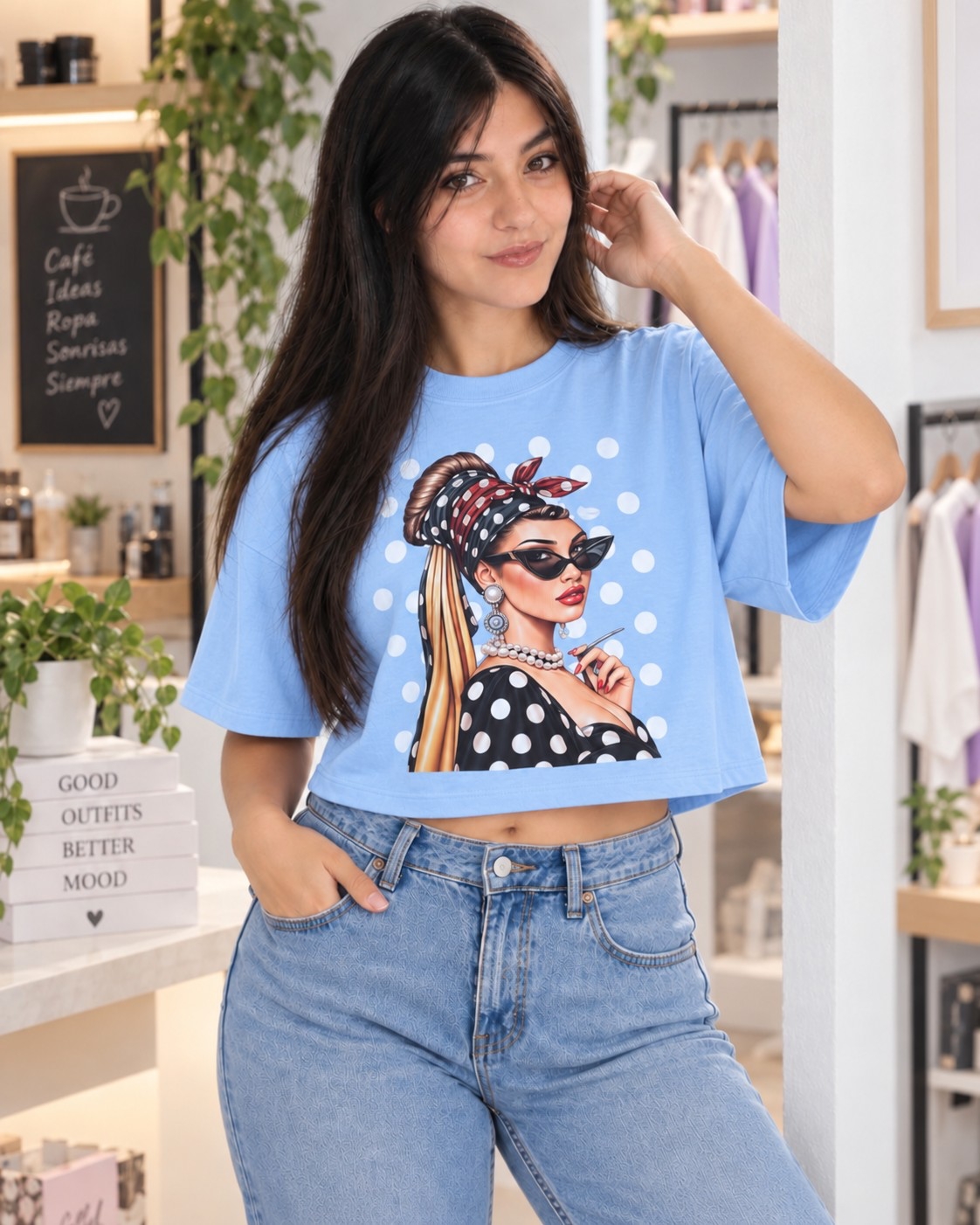 Crop Top Pupera Estampado - Imagen 4