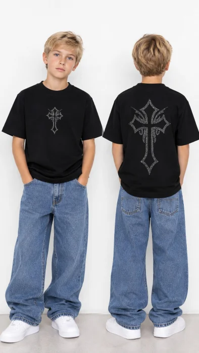 Remeras Cruz con Strass
