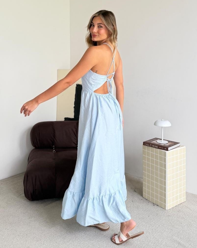 Vestido Lino Espiga Largo - Imagen 4