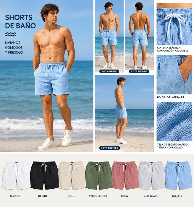 Shorts de Baño Importado Premium
