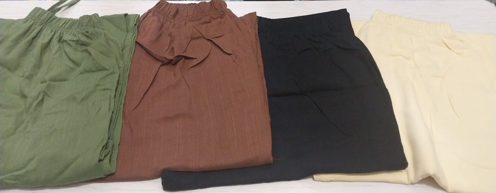 Palazo Lino Estampado con Spandex - Imagen 3