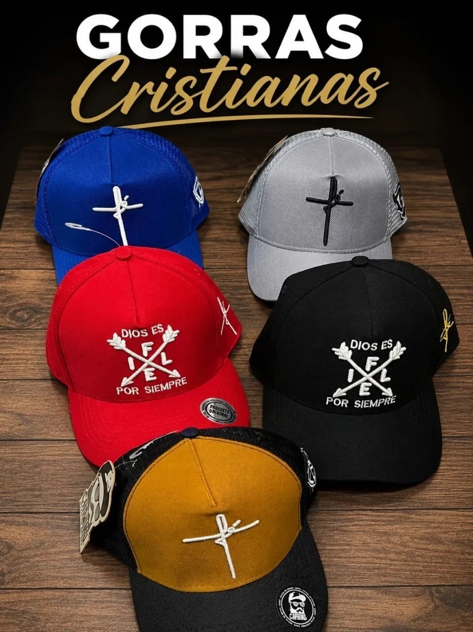 Remeras y Gorras Cristianas - Imagen 2