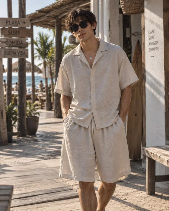 Conjunto Lino Overzise