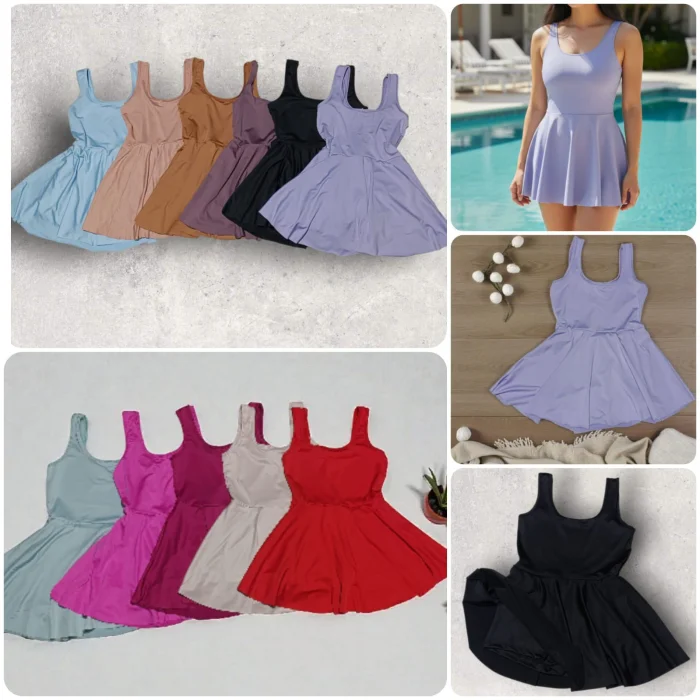 Shorts Vestido en Lycra