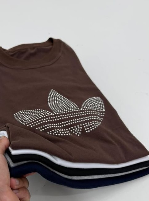 Remerones con Strass de Algodon Peinado - Imagen 2