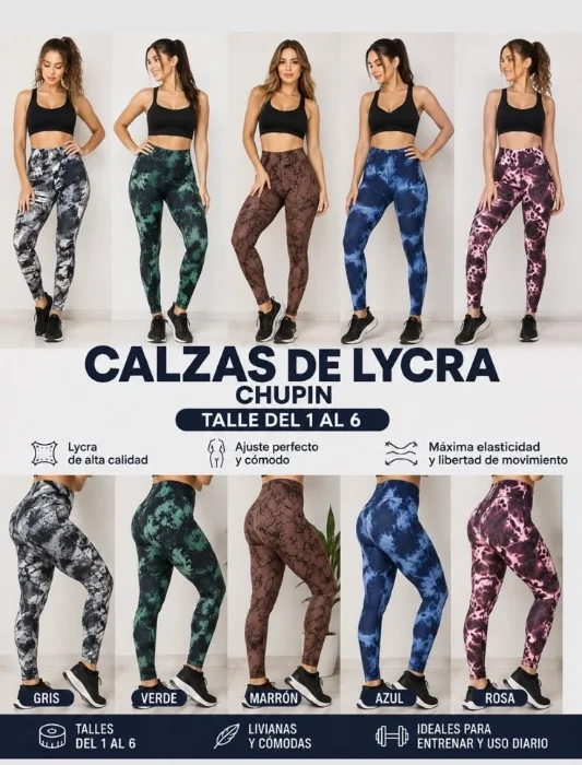 Calza Estampadas de Laycra