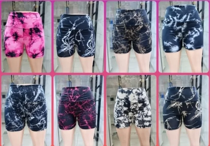 Short Retro Estampado de Mujer