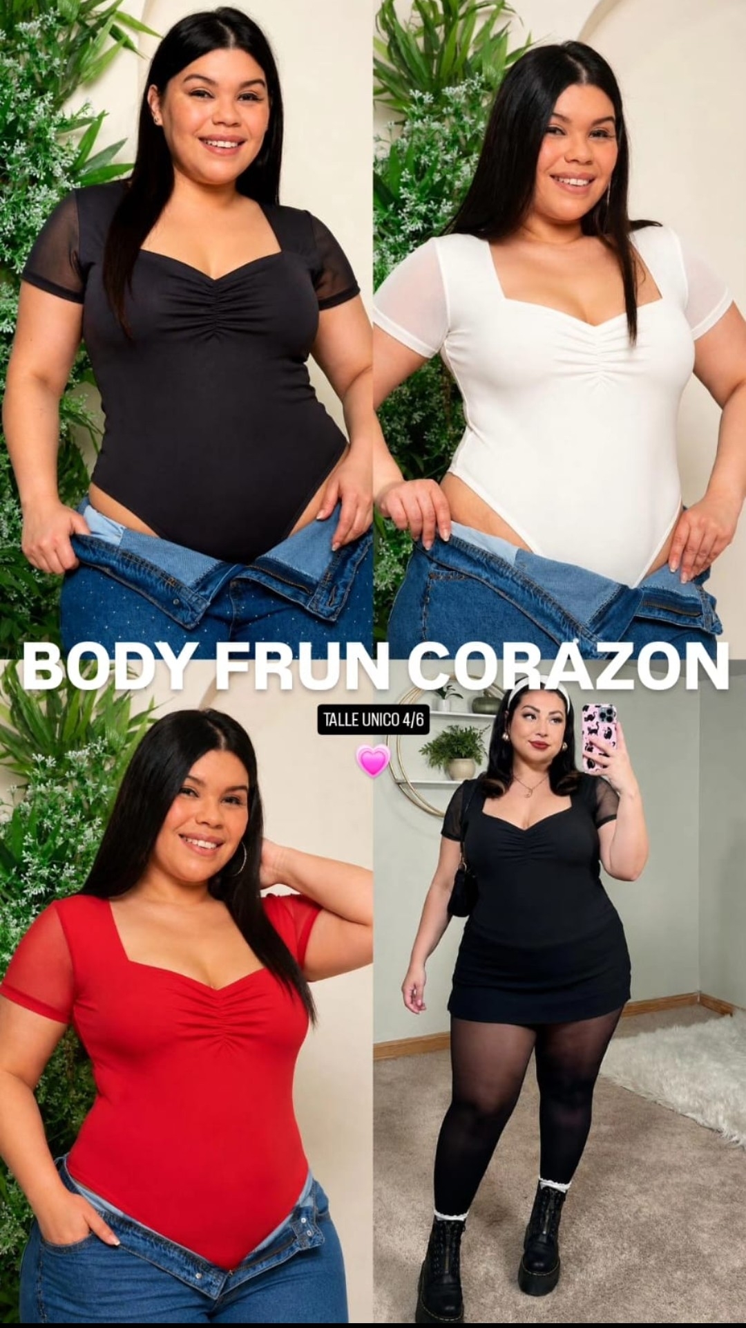 Body Corazon Frunce Curvy - Imagen 4