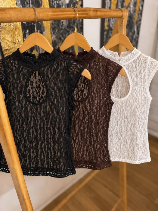 Blusa de Encaje Block