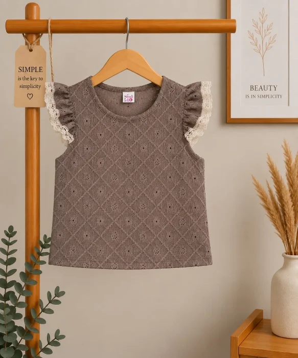 Musculosa  Broderi con Puntilla