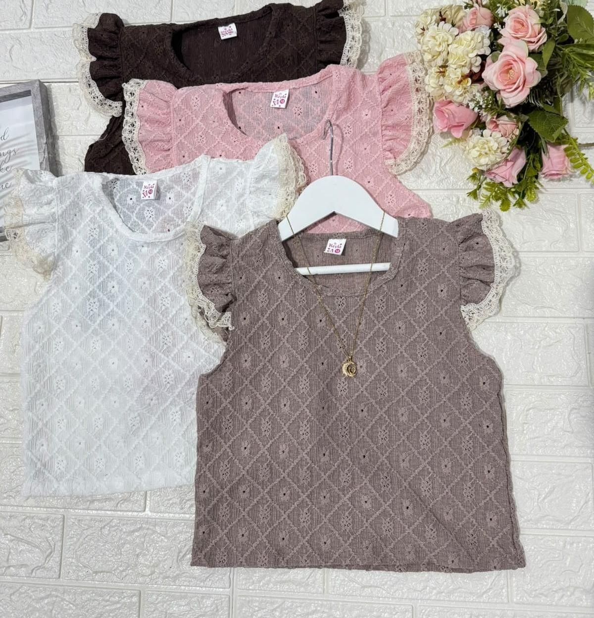 Musculosa  Broderi con Puntilla - Imagen 2