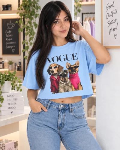 Crop Top Pupera Estampado