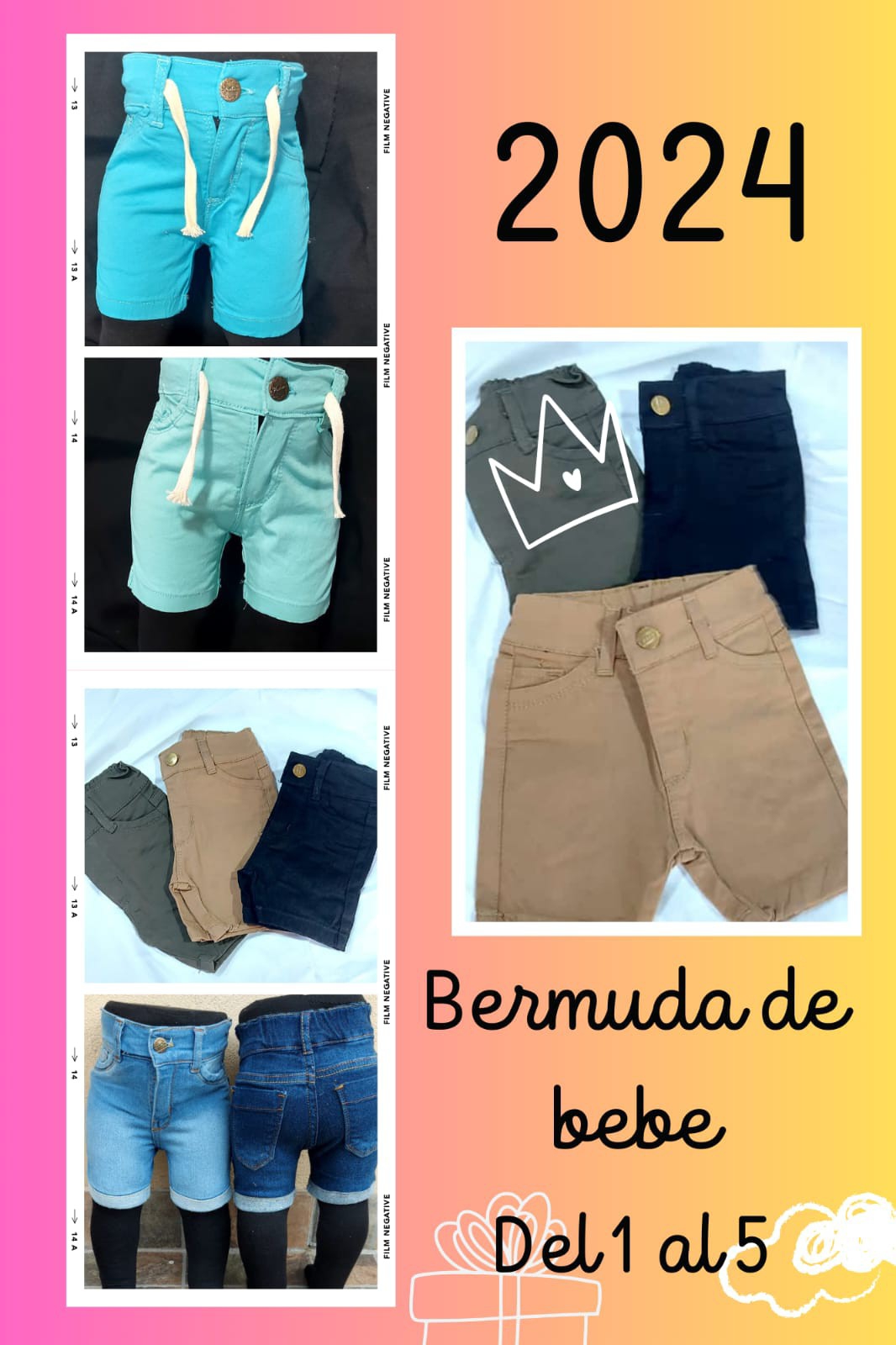 Bermudas de Bebes del 1 al 5 - Imagen 3