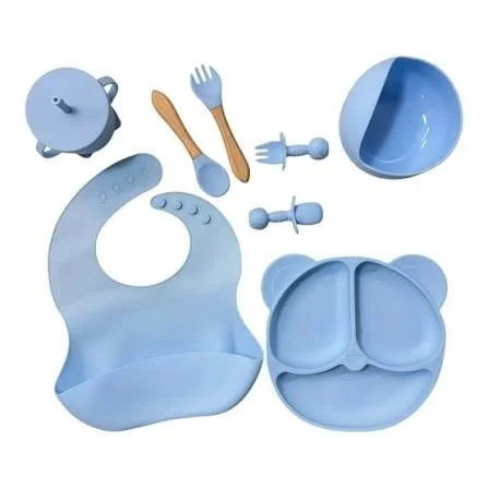 Set de Alimentación de Silicona 8 Piezas