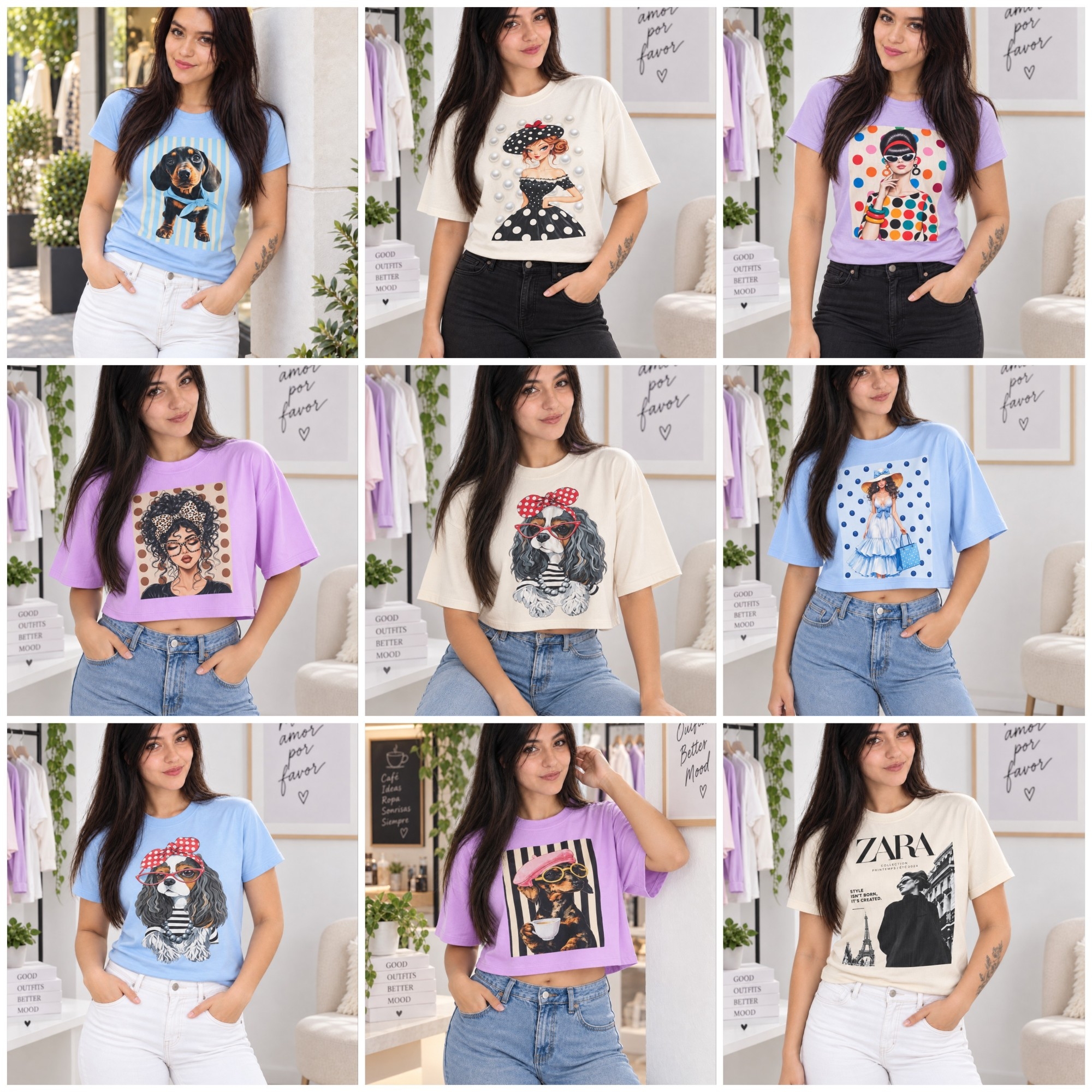 Puperas Estampadas Oversize - Imagen 6