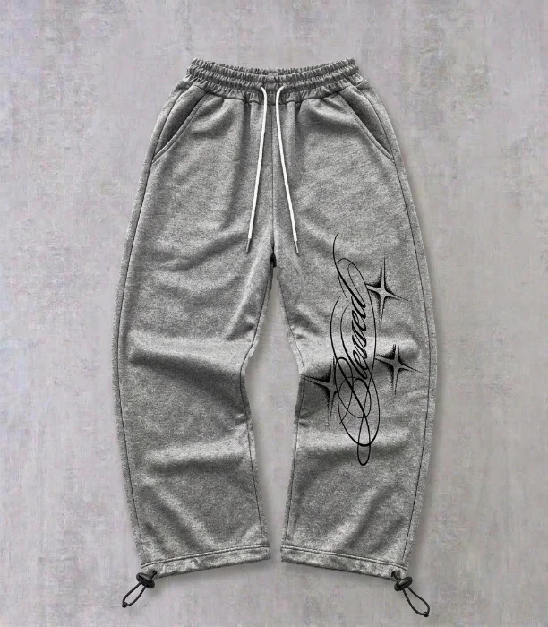 Baggy Rustico Peinado Estampado Blessed