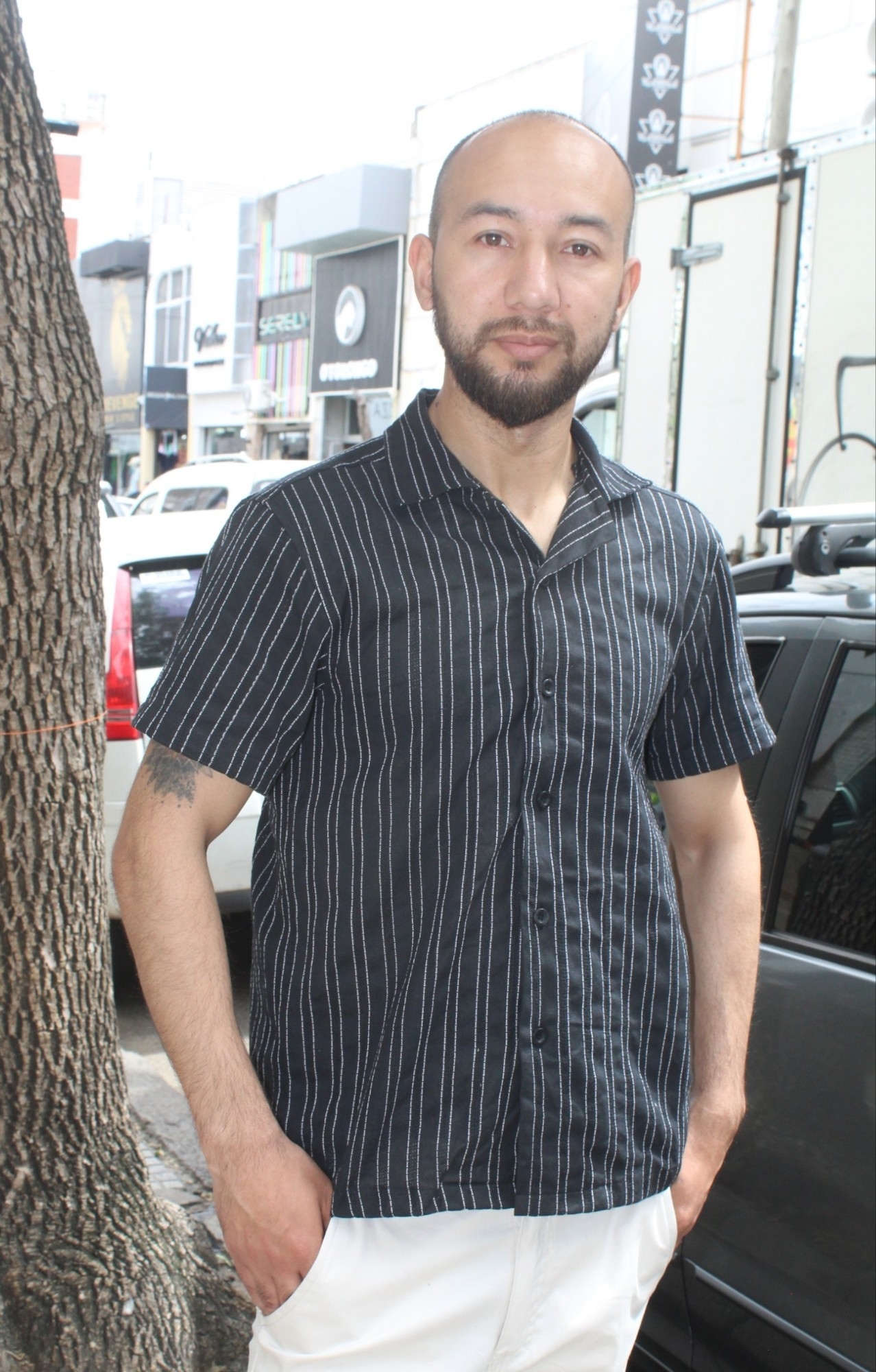 Camisas Crochet Cuello Cubano - Imagen 2