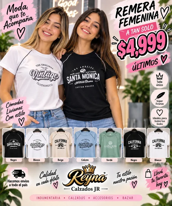 Remeras Juveniles/dama  Ofertas