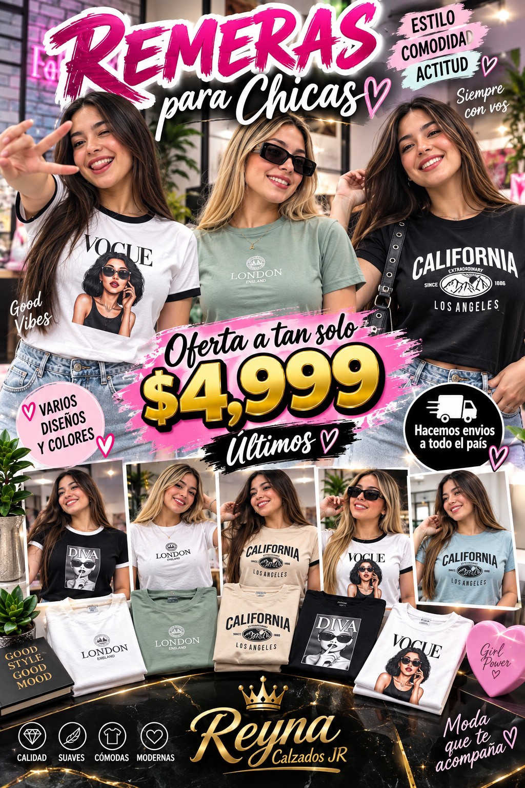 Remeras Juveniles/dama  Ofertas - Imagen 2