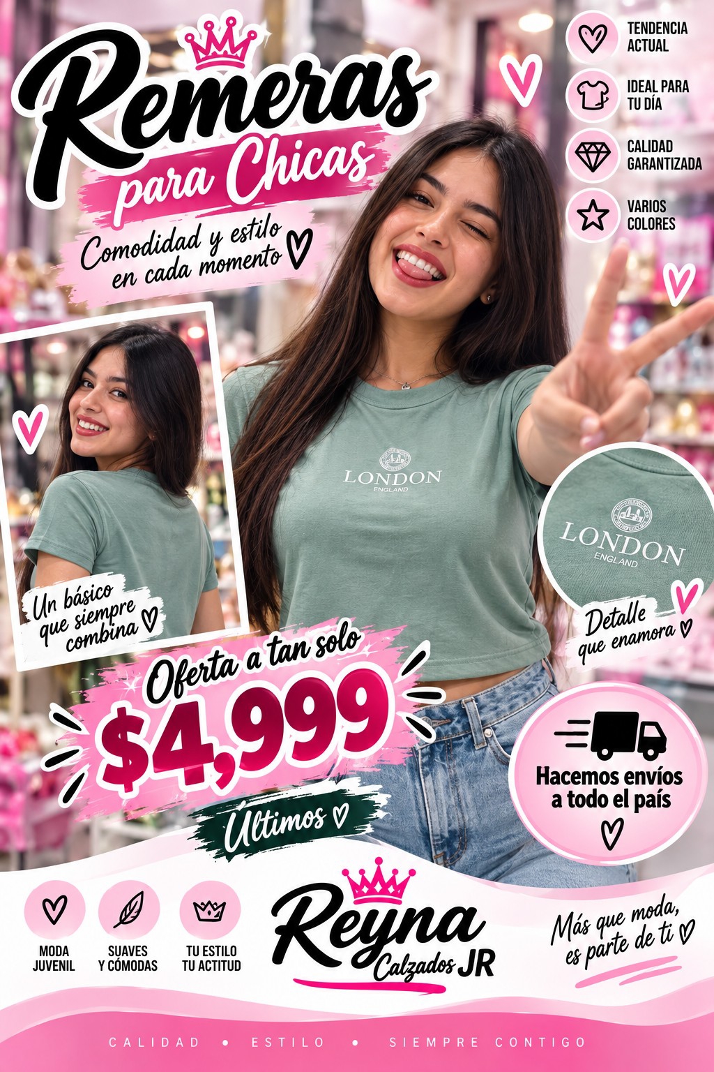 Remeras Juveniles/dama  Ofertas - Imagen 3