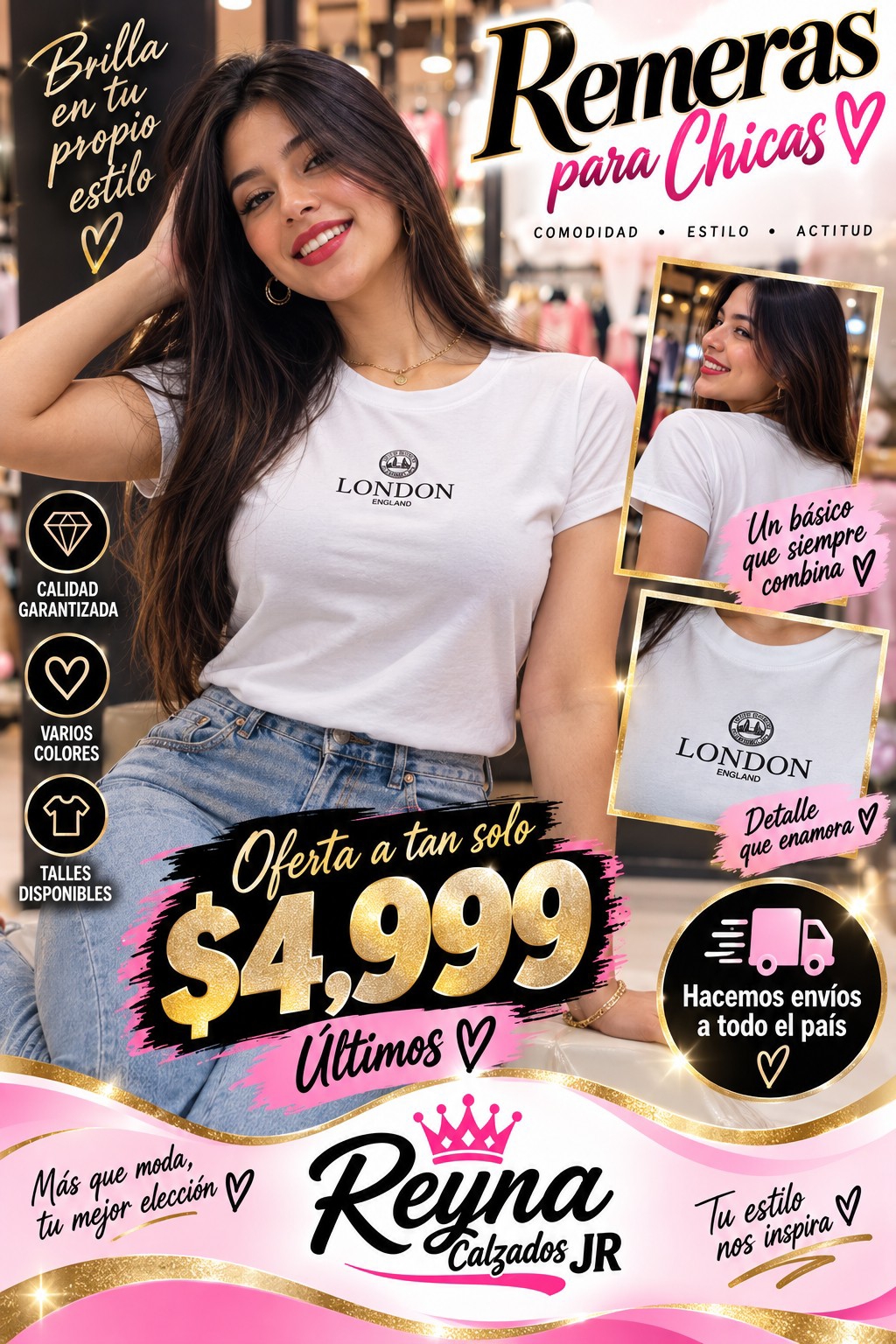 Remeras Juveniles/dama  Ofertas - Imagen 4